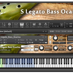 オカリナ音源 S Legato Bass Ocarina for KONTAKT