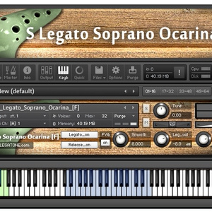 オカリナ音源 S Legato Soprano Ocarina [F] for KONTAKT