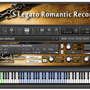 リコーダー音源 S Legato Romantic Recorder for KONTAKT