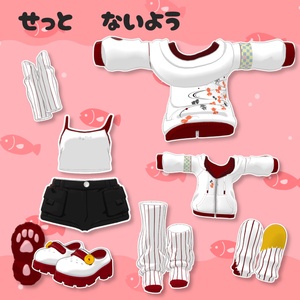【アズキ専用】デフォルト衣装専用テクスチャ-金魚ver- 缩略图 2