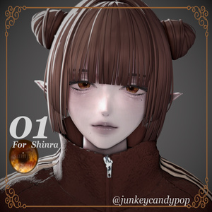 【10avatar対応】tortoiseshell eye【べっ甲柄】 缩略图 5