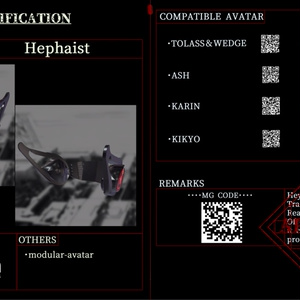 【13アバター対応】C-No.0000『Hephaist』
