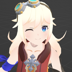 オリジナル3Dモデル（エルタニン）Original 3d character "Eltanin"