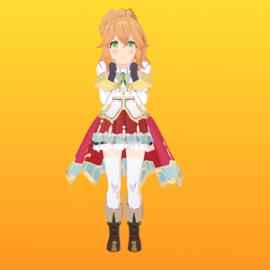 オリジナル3Dモデル（トゥバン）Original 3d character "Tuban"