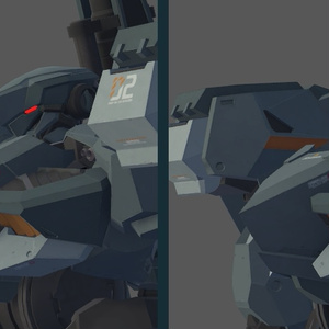 【オリジナル3Dモデル】Long-range Tactical Mecha “Boulder/ボルダー/巨岩” 缩略图 6