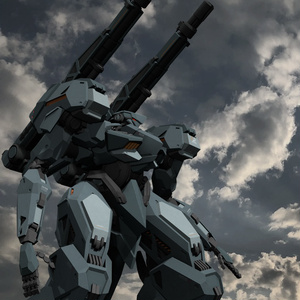 【オリジナル3Dモデル】Long-range Tactical Mecha “Boulder/ボルダー/巨岩” 缩略图 2