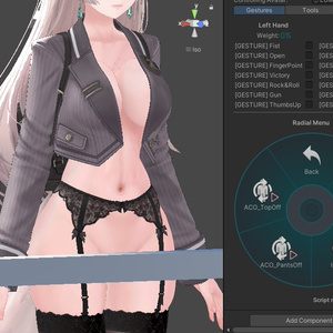 【ルミナ】AddClothOff：デフォ衣装非表示メニュー