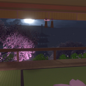 【VRCワールド】桜愛好家に贈る和風屋敷 缩略图 2
