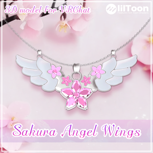 Sakura Angel Wings【ネックレス VRChat】