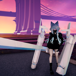 【VRChat想定】ブレードアームand対艦刀