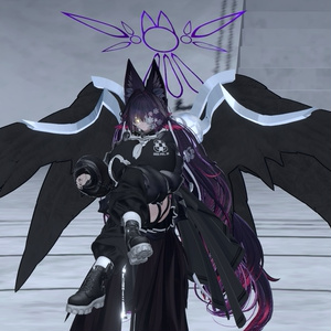 【VRChat想定】熾天使の翼/堕天使の翼/モノクル纏め売り