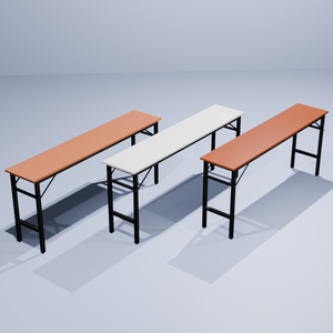 折り畳みテーブル3種(3Dゲームアセット)