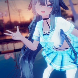 【6アバター対応】Sensual Sailor 【落ちる脱衣ギミック付き♥】 缩略图 7