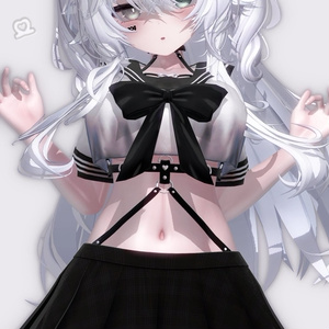 【6アバター対応】Sensual Sailor 【落ちる脱衣ギミック付き♥】 缩略图 8