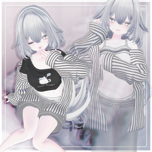 ✨️輝夜対応追加✨️Snoozoo ‐Chill Wear‐ たくし上げギミック付き♥ 【10アバター対応/MA対応】 缩略图 6
