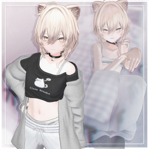 ✨️輝夜対応追加✨️Snoozoo ‐Chill Wear‐ たくし上げギミック付き♥ 【10アバター対応/MA対応】 缩略图 9