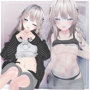 ✨️輝夜対応追加✨️Snoozoo ‐Chill Wear‐ たくし上げギミック付き♥ 【10アバター対応/MA対応】 缩略图 8