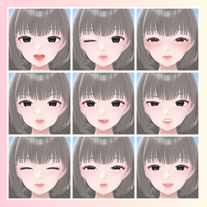 [For SHINRA 森羅]CandyKiss MakeUp & Face Animations & eyetexture 缩略图 19