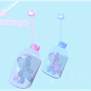 Bear earrings.
