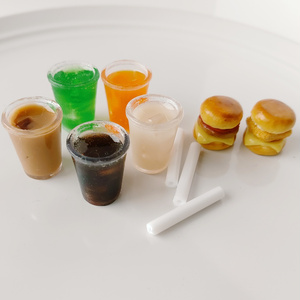 アイスドリンク・ハンバーガー付きフードミニチュア