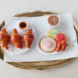 クロワッサンの朝食セット