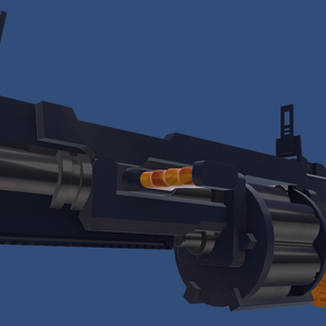 6連回転装GrenadeLauncher【VRChat向け武器/Modular Avatar対応】