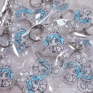 雪ミク　アクリルキーホルダー 雪ミク2025～Crystal～】アクリルキーホルダー - ゆにぃ - BOOTH