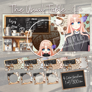 ☕The Usual Table-Café☕IRIAMヘッダー＆アイコンリング