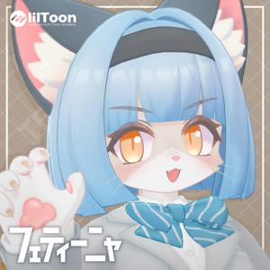 VRChat想定 オリジナル3Dモデル【フェティーニャ -Fetinja-】 