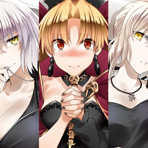 FGO Fate 謎のヒロインXオルタ 逸遊団 プレイマット カードスリーブ第83弾「謎のヒロインX(オルタ)」 - 逸遊団のお