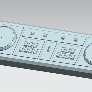 [NX8.0]1:1 BMS/IIDX DoublePlay Controller (Arcade Standard Dimension, without components)