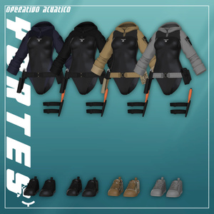 【4アバター対応】『水中作戦衣装 ヨルテス』 Aqua Ops YORTES 缩略图 10