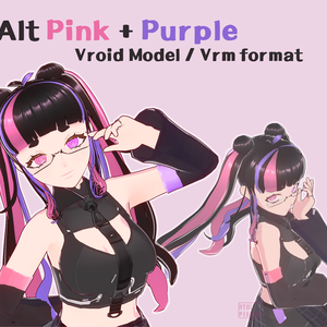 Alt Pink + Purple Vroid model