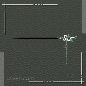 chinese-type hairpin（snake）