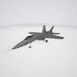 3dモデル 　飛行機　