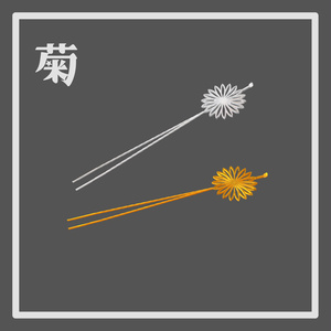 平打ち簪　花五種　かんざし　【amahanavr】 缩略图 3