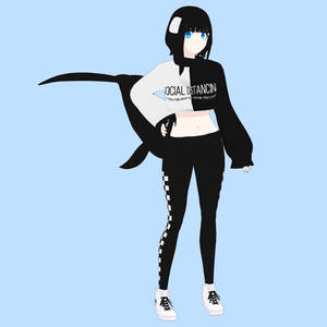 [VRoid] Social Distancing Crop Top
