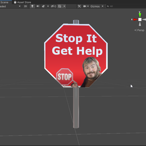 Stop It Get Help Stop Sign