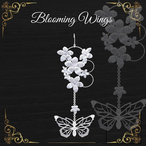VRchat向け3Dピアス/ Blooming Wings