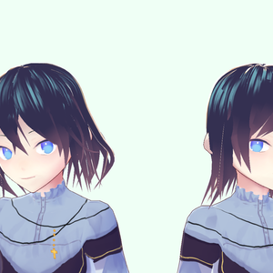 VRoid用ヘアプリセット 前髪数種