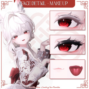 [ 愛莉 : Airi 対応] Lovable Kitsune Makeup + Animation 🦊 缩略图 4
