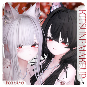 [ まよ : Mayo 対応] Lovable Kitsune Makeup + Animation 🦊 缩略图 2