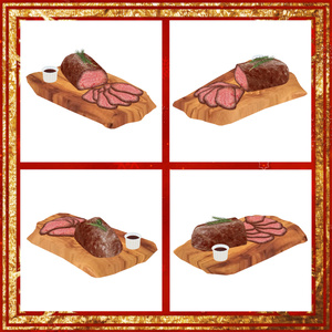 ローストビーフ -Roast beef-【VRChat用3Dモデル】 缩略图 2