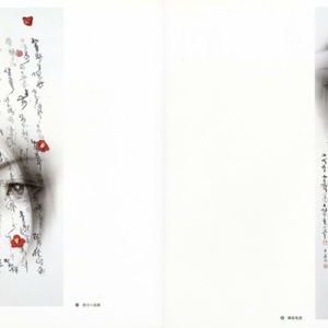 「黒彩」書家・岡庭呑石／画家・田村吉康 共作作品画集（2006）