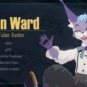 Owen Ward - VR/VTuber Avatar (VRM, glTF, Resonite Package, Blender File)