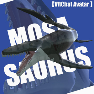 【One Coin Avatars】VRChat向けオリジナル3Dモデル「Mosasaurus（モササウルス）」ver1.00