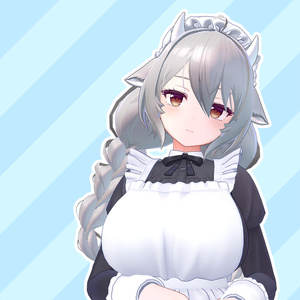 【VRC想定】ふわふわ三つ編み 缩略图 3