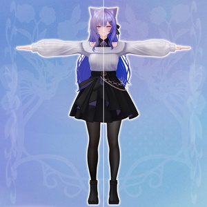 「莉々沙-Ririsa-」専用テクスチャ「瑠璃ノ宵」 #N_Realm 缩略图 5