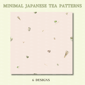 Minimal Japanese Tea Patterns