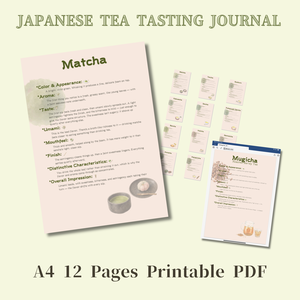 Japanese Tea Tasting Journal